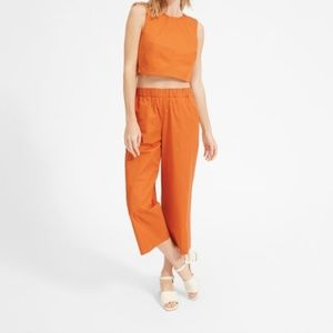 Everlane Clean Cotton Culotte - Orange